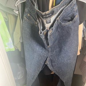 Calvin Klein boot leg jeans